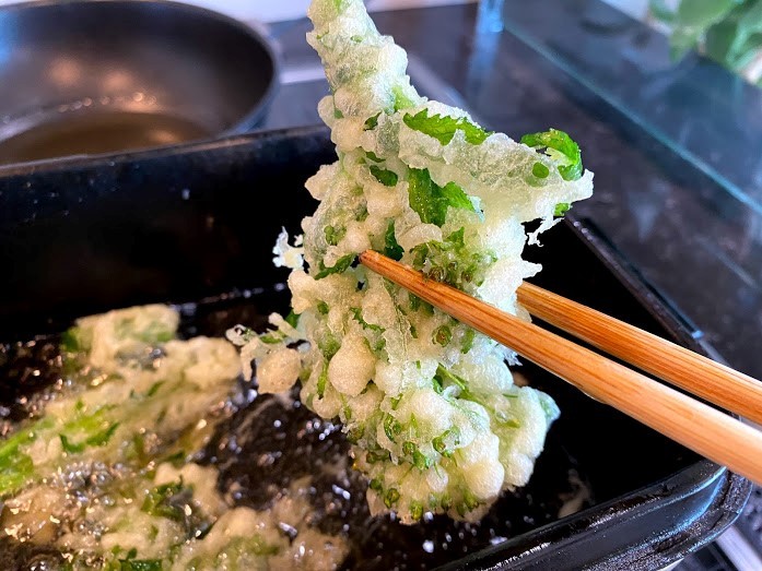ほのかな苦みがごちそう「菜の花の天ぷら」のつくり方・レシピ_作り方