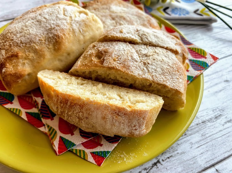 もちもち、しっとり食感のパン「チャバタ」のかんたんレシピ