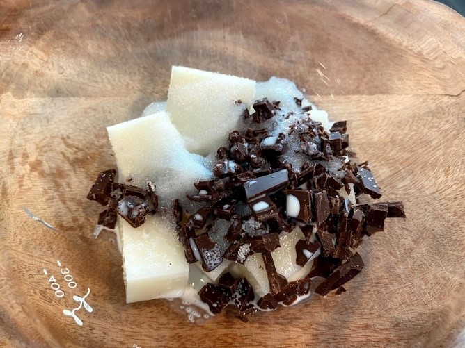濃厚「チョコ餅」のレシピ。切り餅と電子レンジで簡単！