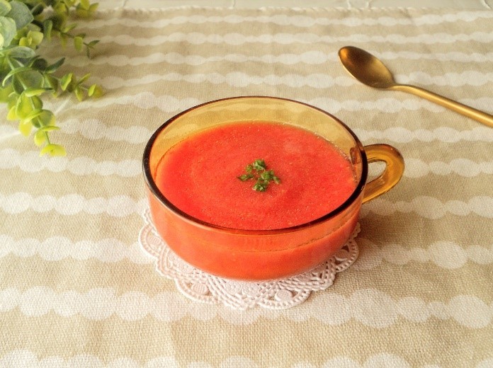 さっぱりおいしい！トマトの冷製スープの基本レシピ
