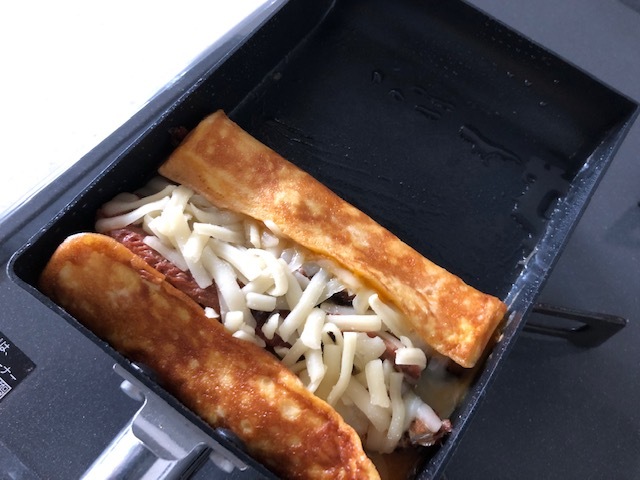 秋刀魚の缶詰であと一品！う巻き風チーズ卵焼きのレシピ_作り方