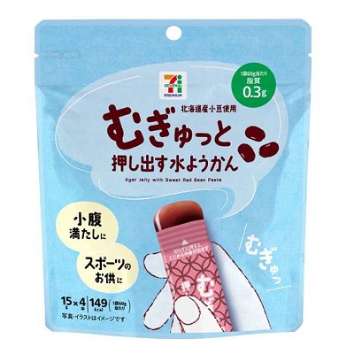 むぎゅっと押しだす水ようかん 15g×4本