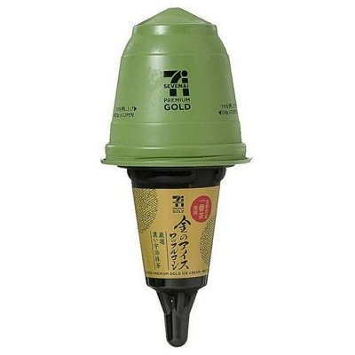金のアイスワッフルコーン 厳選濃い宇治抹茶 160ml