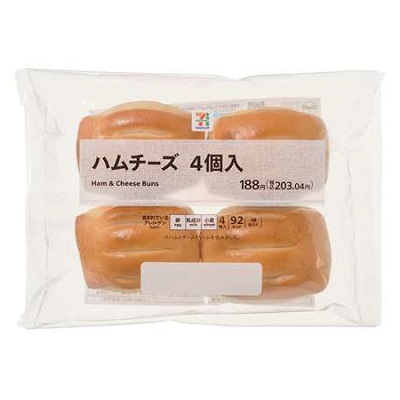 ハムチーズ 4個入