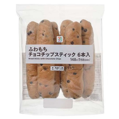 ふわもちチョコチップスティック 6本入