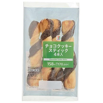 チョコクッキースティック 4本入