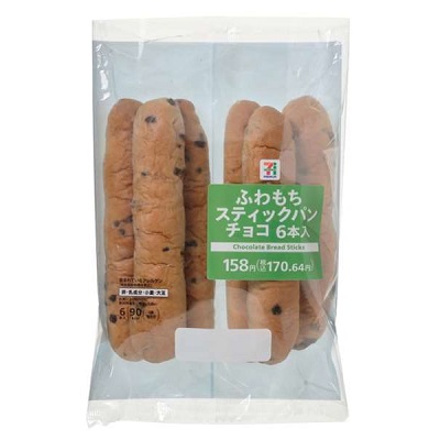 ふわもちスティックパン チョコ 6本入