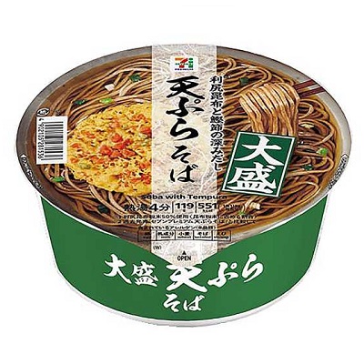 大盛天ぷらそば(西日本) 119g