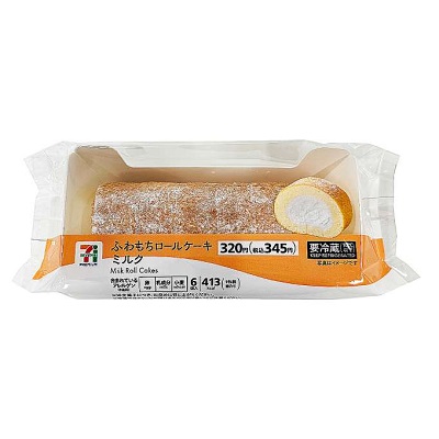 ふわもちロールケーキ ミルク 6個入