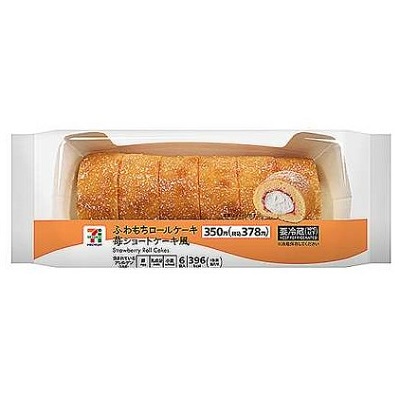 ふわもちロールケーキ 苺ショートケーキ風 6個入