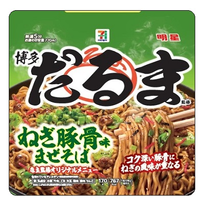 博多だるま ねぎ豚骨味まぜそば 170g