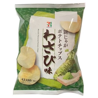 新じゃがポテトチップスわさび味 43g