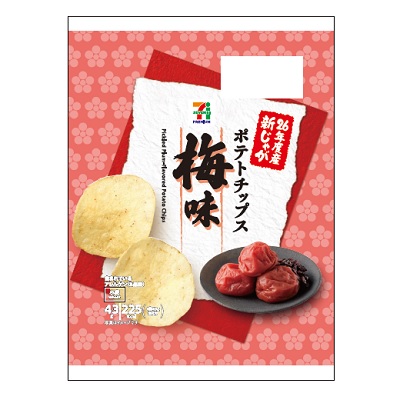 ポテトチップス梅味 43g