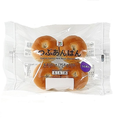 つぶあんパン 4個入