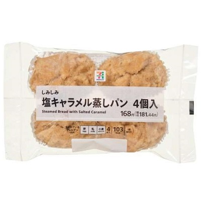 塩キャラメル蒸しパン 4個入