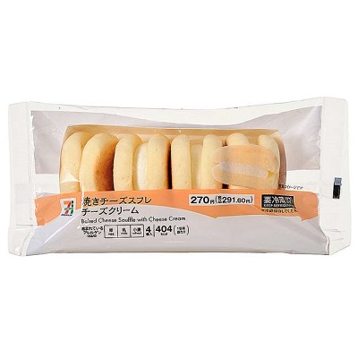 焼チーズスフレ チーズクリーム 4個入