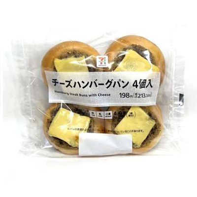 チーズハンバーグパン 4個入