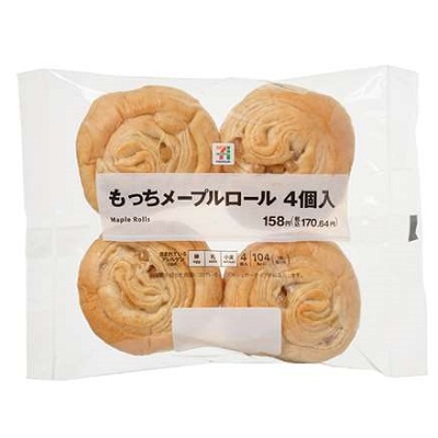もっちメープルロール 4個入
