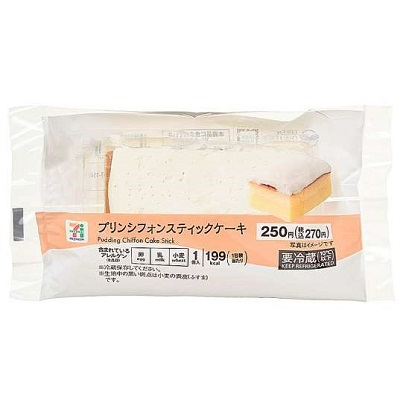 プリンシフォンスティックケーキ 1個入