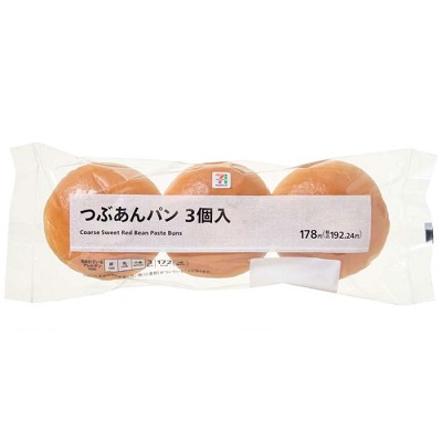 つぶあんぱん 3個入