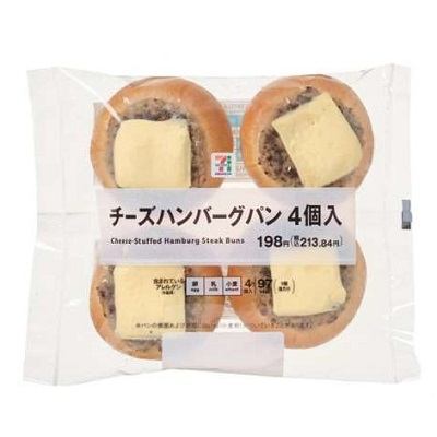チーズハンバーグパン 4個入