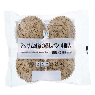 アッサム紅茶の蒸しパン 4個入