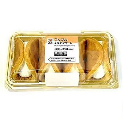 ワッフル ミルククリーム 4個