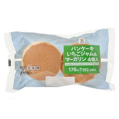 パンケーキ いちごジャム＆マーガリン 4個入
