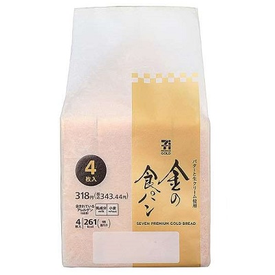 金の食パン 4枚入