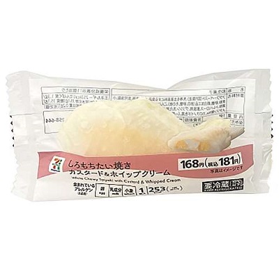 しろもちたい焼き カスタード＆ホイップ 1個入