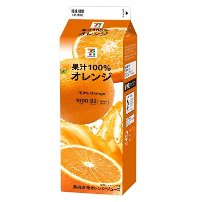 果汁100％ オレンジ 1000ml