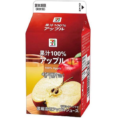 果汁100％ アップル 450ml