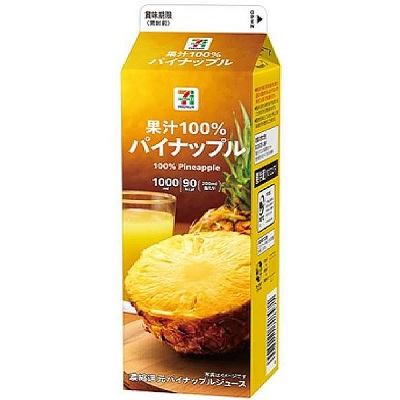 果汁100％ パイナップル 1000ml