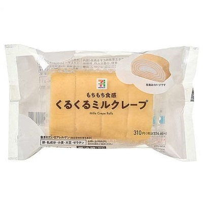 くるくるミルクレープ 4切入