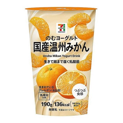 のむヨーグルト 国産温州みかん 190g