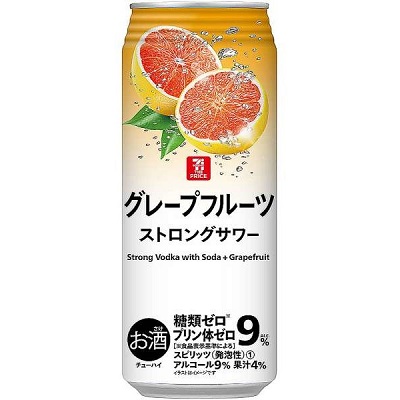 ストロングサワー グレープフルーツ 500ml
