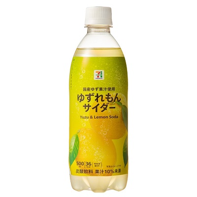 ゆずれもんサイダー500ml