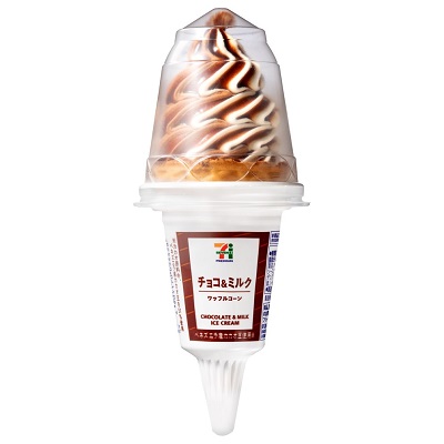 ワッフルコーン チョコ＆ミルク 175ml