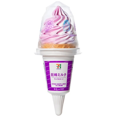 ワッフルコーン 巨峰ミルク 175ml