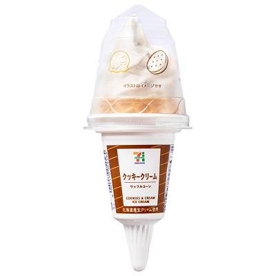 ワッフルコーンクッキークリーム 185ml