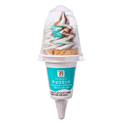 ワッフルコーン チョコミント 185ml
