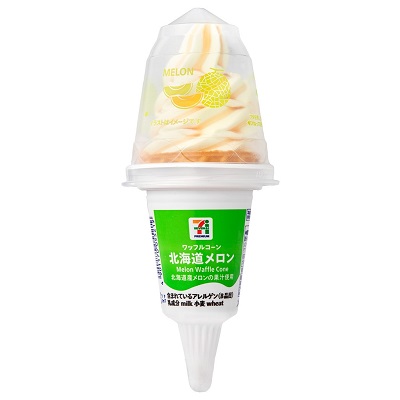 ワッフルコーン 北海道メロン 175ml