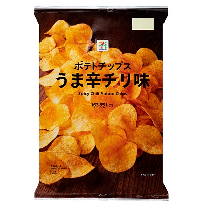 ポテトチップス うま辛チリ味 163g