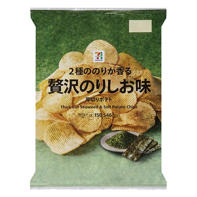 厚切りポテト 贅沢のりしお味 150g