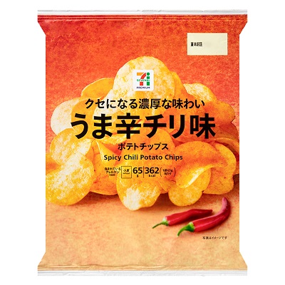 ポテトチップス うま辛チリ味 65g