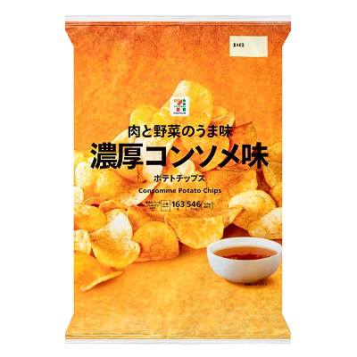 ポテトチップス 濃厚コンソメ味 163g