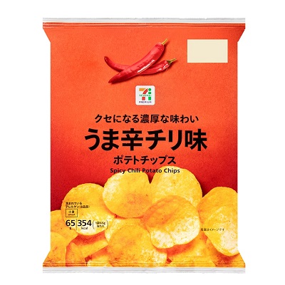 ポテトチップス うま辛チリ味 65g