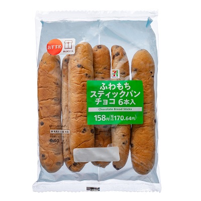 ふわもちスティックパン チョコ 6本入