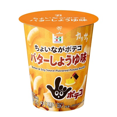 ちょいながポテコ バターしょうゆ味 43g