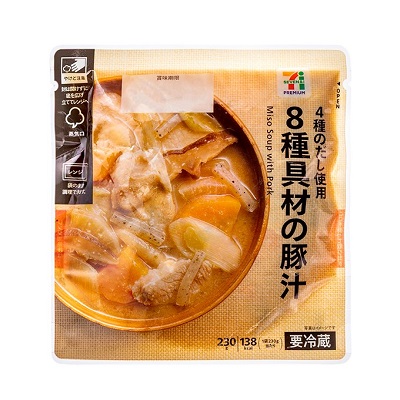 8種具材の豚汁 230g